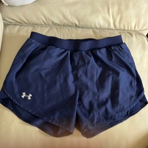Navy Under Armour Running Shorts